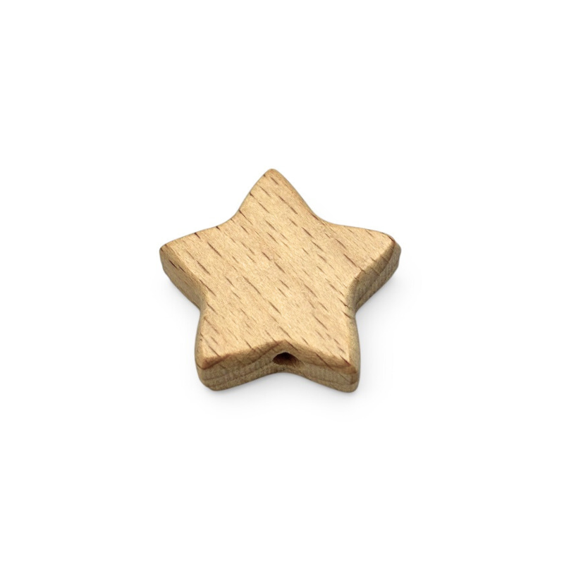 Perle Formine in Legno Naturale per Catenelle e Accessori Neonato