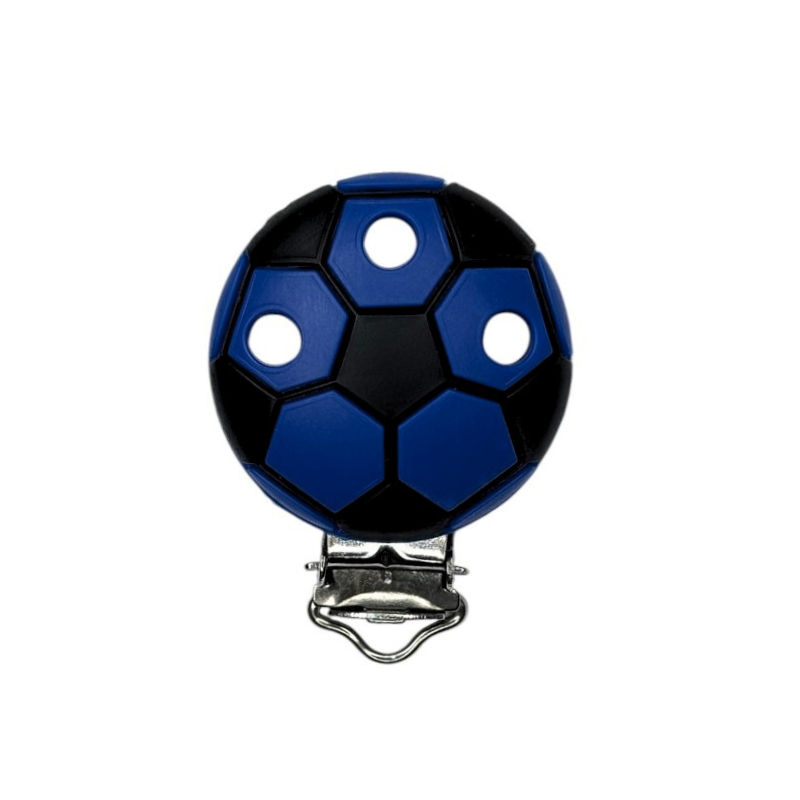 clip in silicone alimentare per dentizione neonati pallone 35x35mm