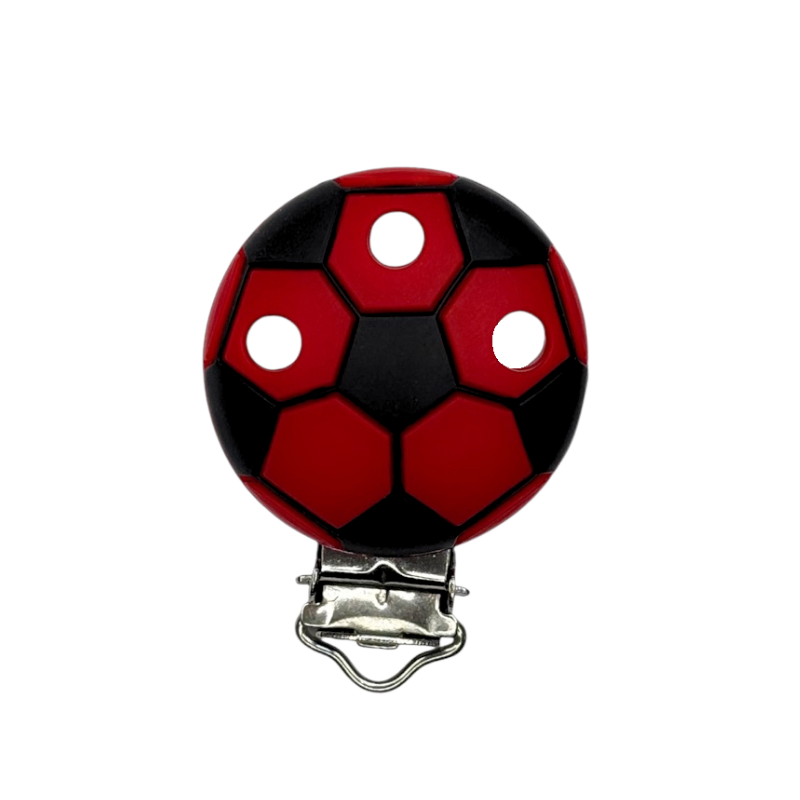 clip in silicone alimentare per dentizione neonati pallone 35x35mm