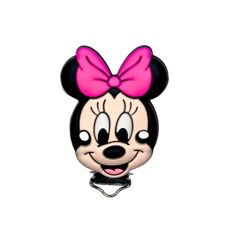 Clip in Silicone Minnie 47x40mm