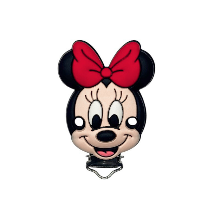 Clip in Silicone Minnie 47x40mm