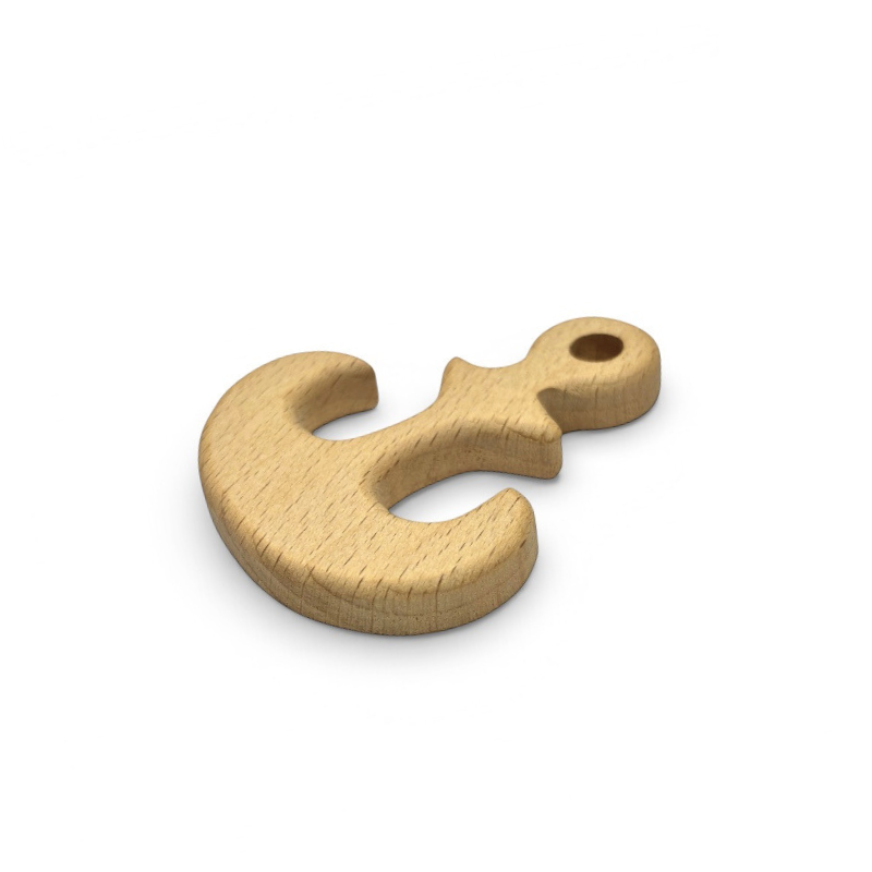 massaggiagengive Ancora 72x62mm legno naturale dentizione neonato