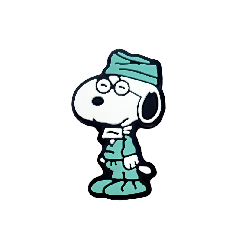 Snoopy Dottore in Silicone 30x19mm