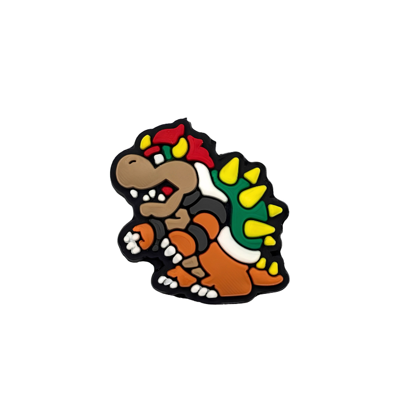 Bowser di Super Mario in Silicone 23x21mm