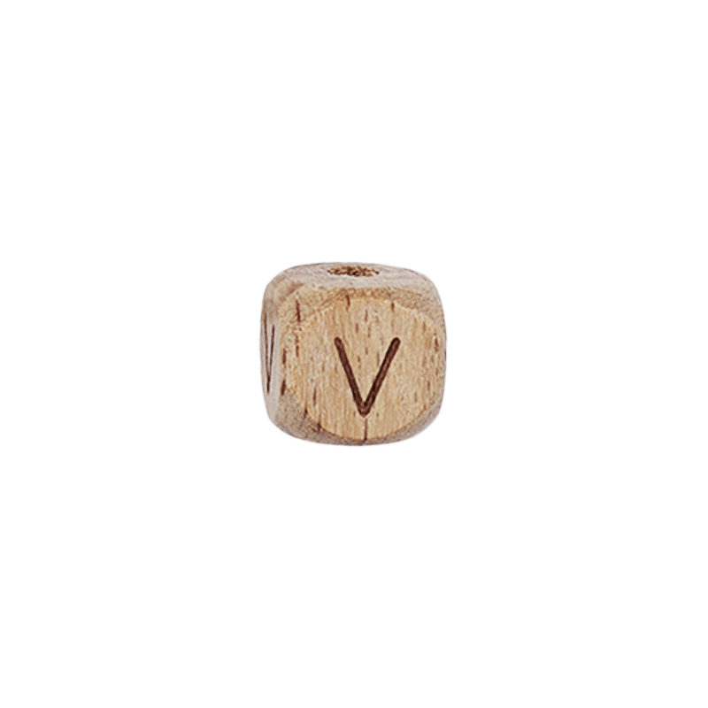 Lettere in Legno Naturale per Catenelle e Accessori Neonato