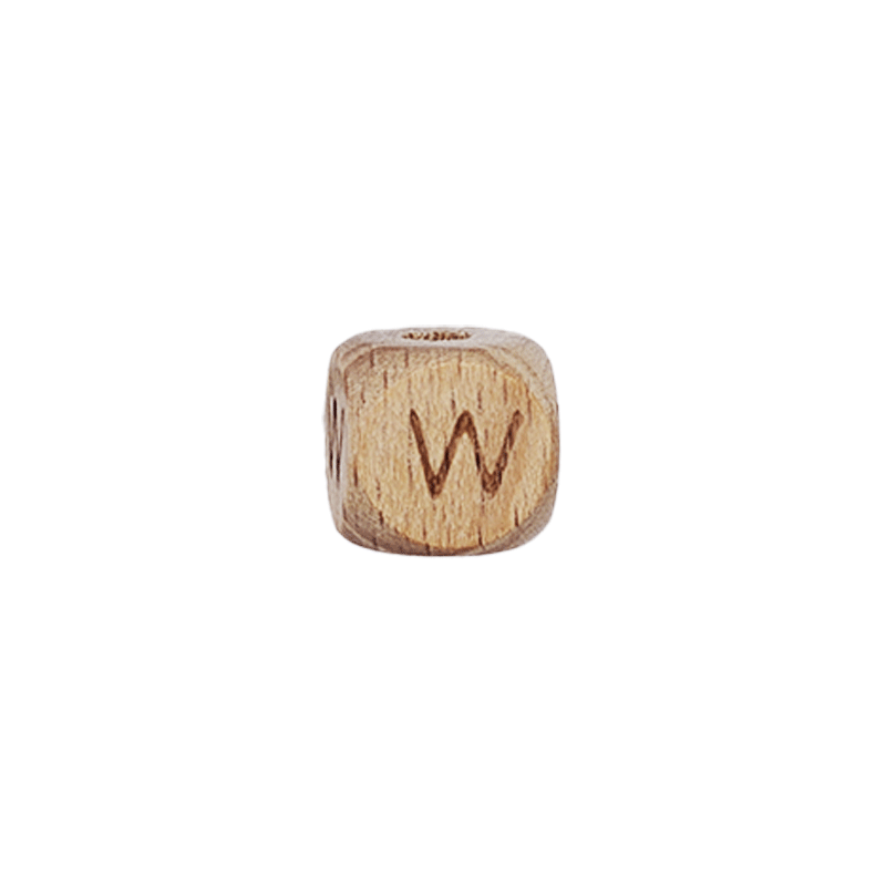 Lettere in Legno Naturale per Catenelle e Accessori Neonato
