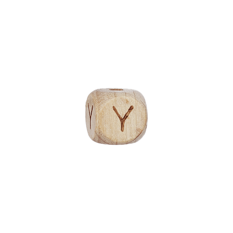 Lettere in Legno Naturale per Catenelle e Accessori Neonato