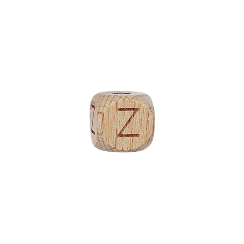 Lettere in Legno Naturale per Catenelle e Accessori Neonato