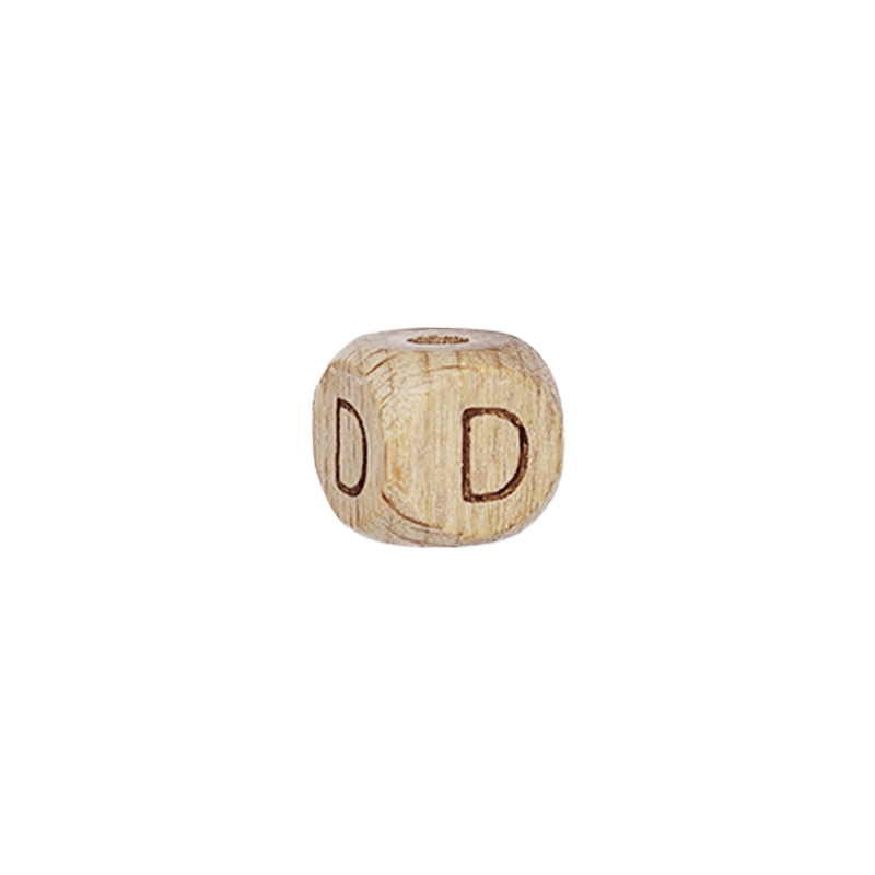Lettere in Legno Naturale per Catenelle e Accessori Neonato