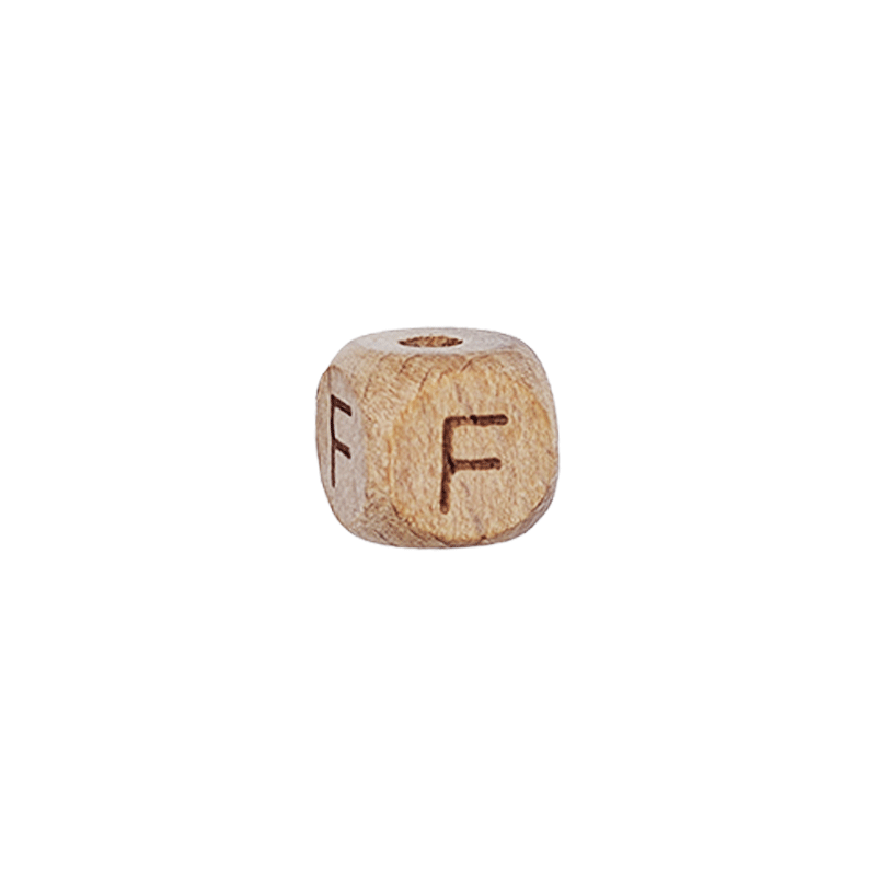 Lettere in Legno Naturale per Catenelle e Accessori Neonato