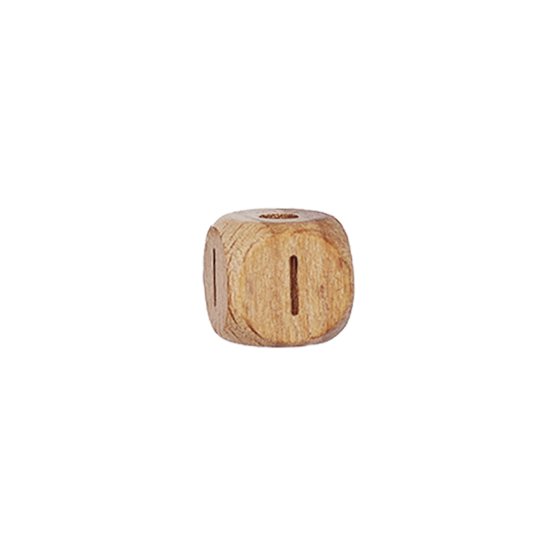 Lettere in Legno Naturale per Catenelle e Accessori Neonato