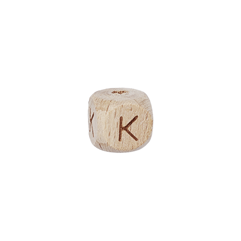 Lettere in Legno Naturale per Catenelle e Accessori Neonato