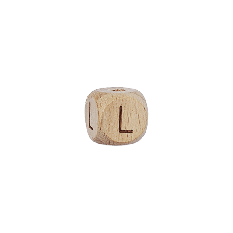 Lettere in Legno Naturale per Catenelle e Accessori Neonato