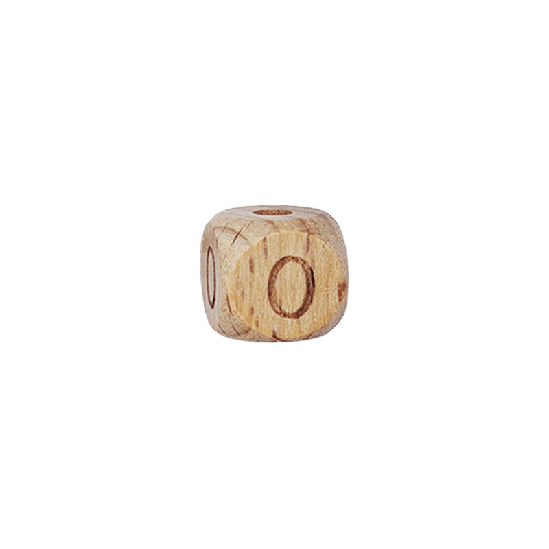 Lettere in Legno Naturale per Catenelle e Accessori Neonato