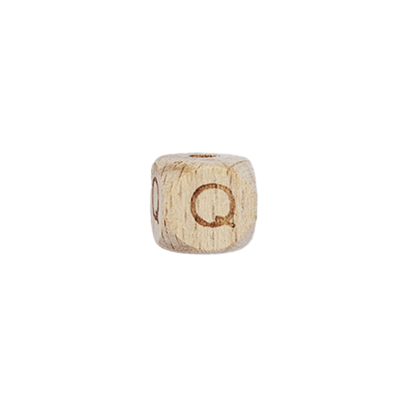 Lettere in Legno Naturale per Catenelle e Accessori Neonato