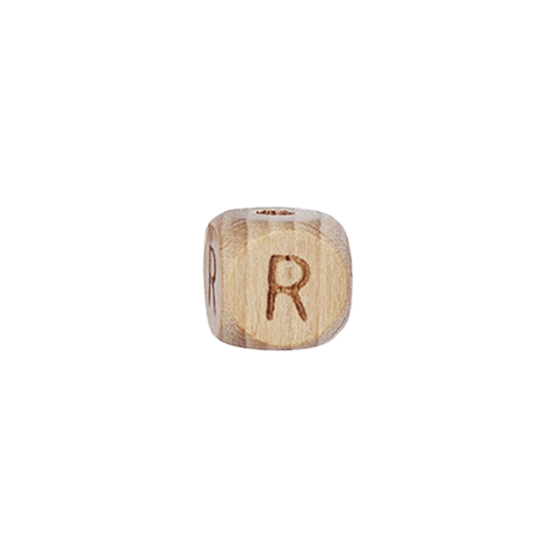 Lettere in Legno Naturale per Catenelle e Accessori Neonato