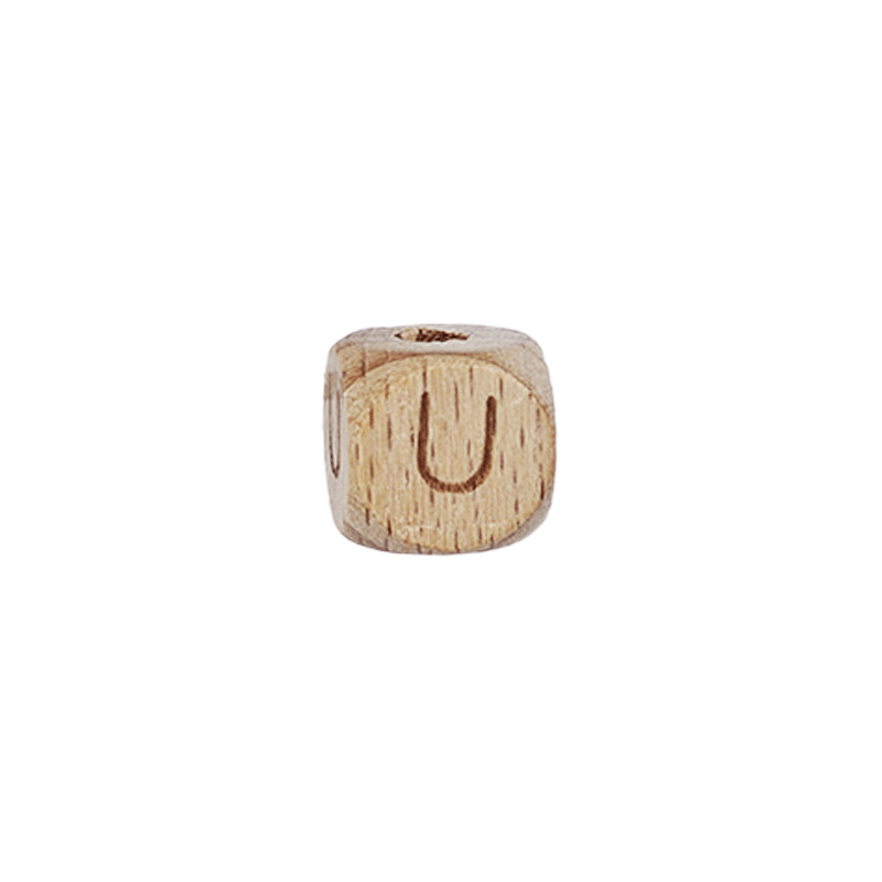 Lettere in Legno Naturale per Catenelle e Accessori Neonato