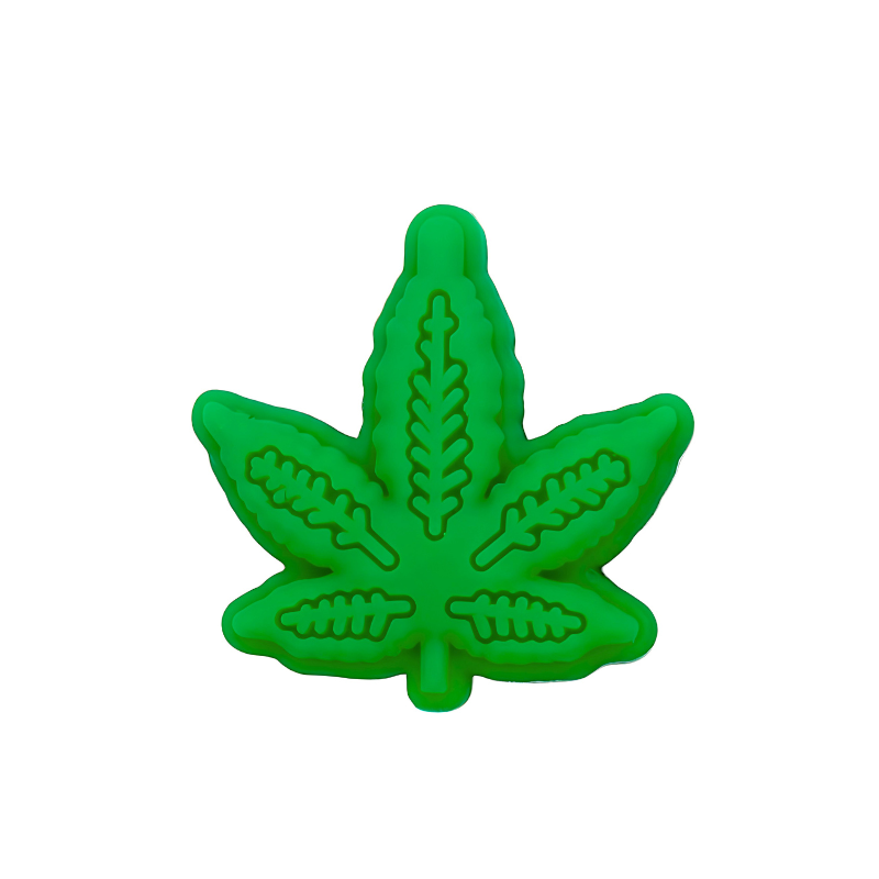 Foglia Marijuana in Silicone 29x25mm