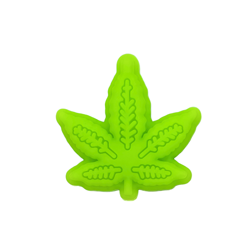 Foglia Marijuana in Silicone 29x25mm