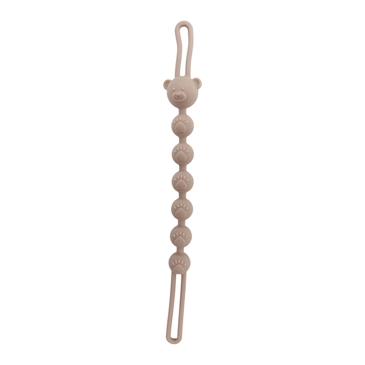 catenella silicone portaciuccio dentizione neonato orsetto