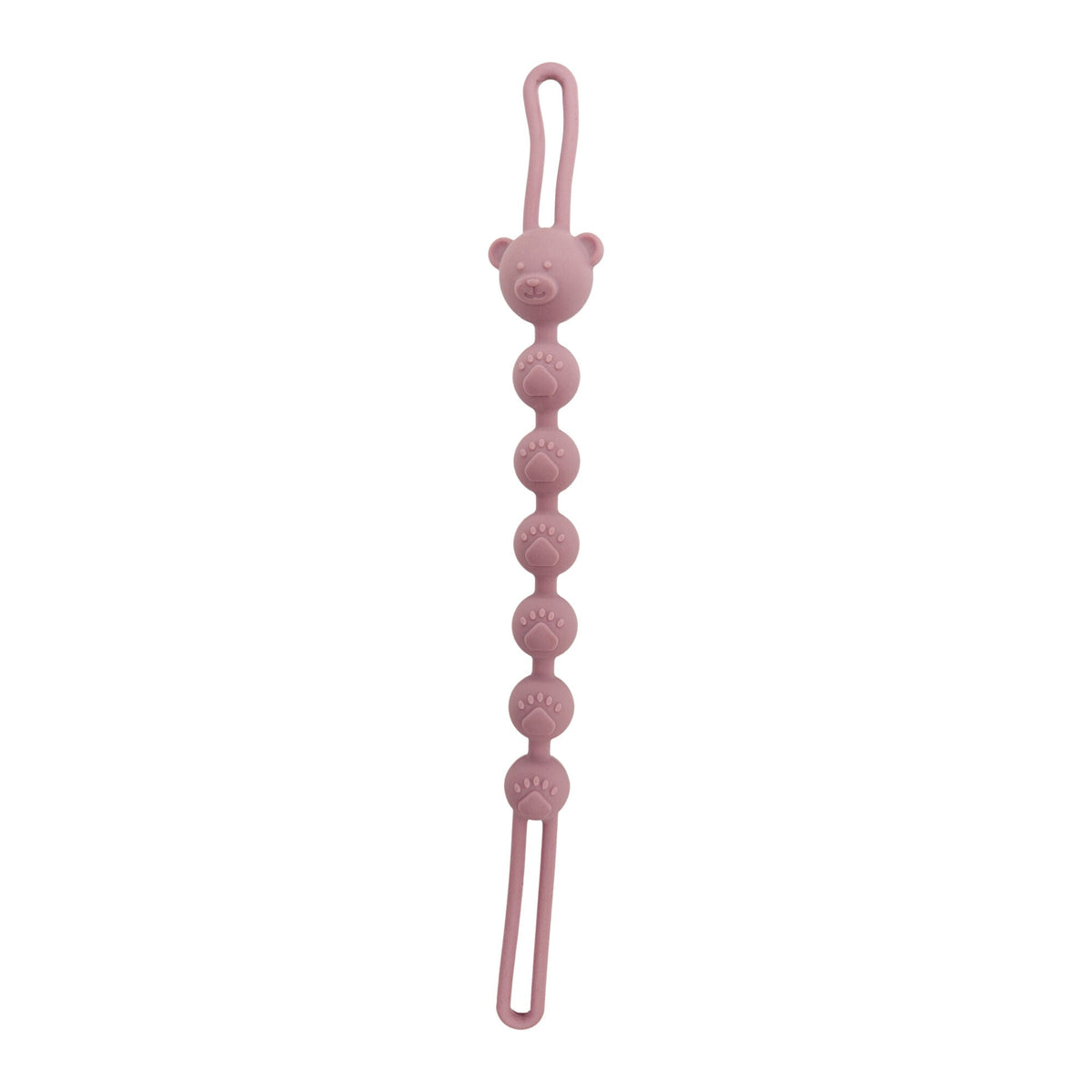 catenella silicone portaciuccio dentizione neonato orsetto