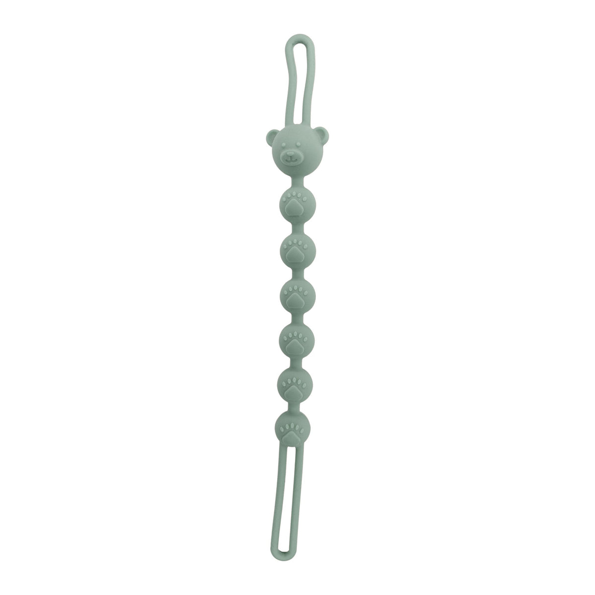 catenella silicone portaciuccio dentizione neonato orsetto