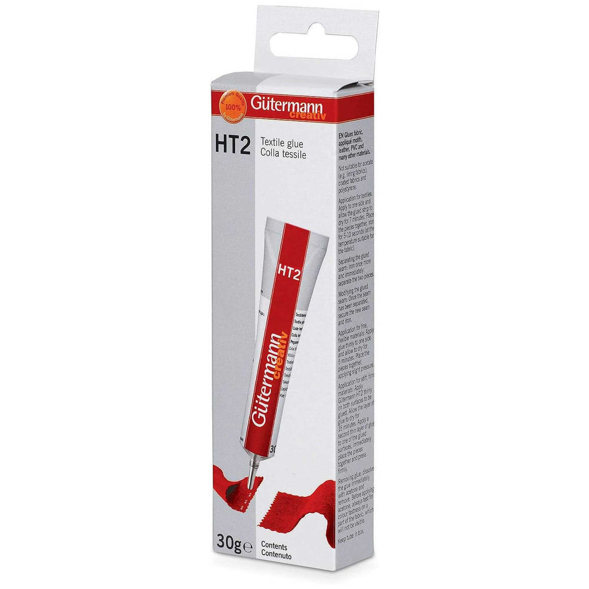Colla Tessile Gütermann HT2 30 g per Tessuti e Hobby Creativi