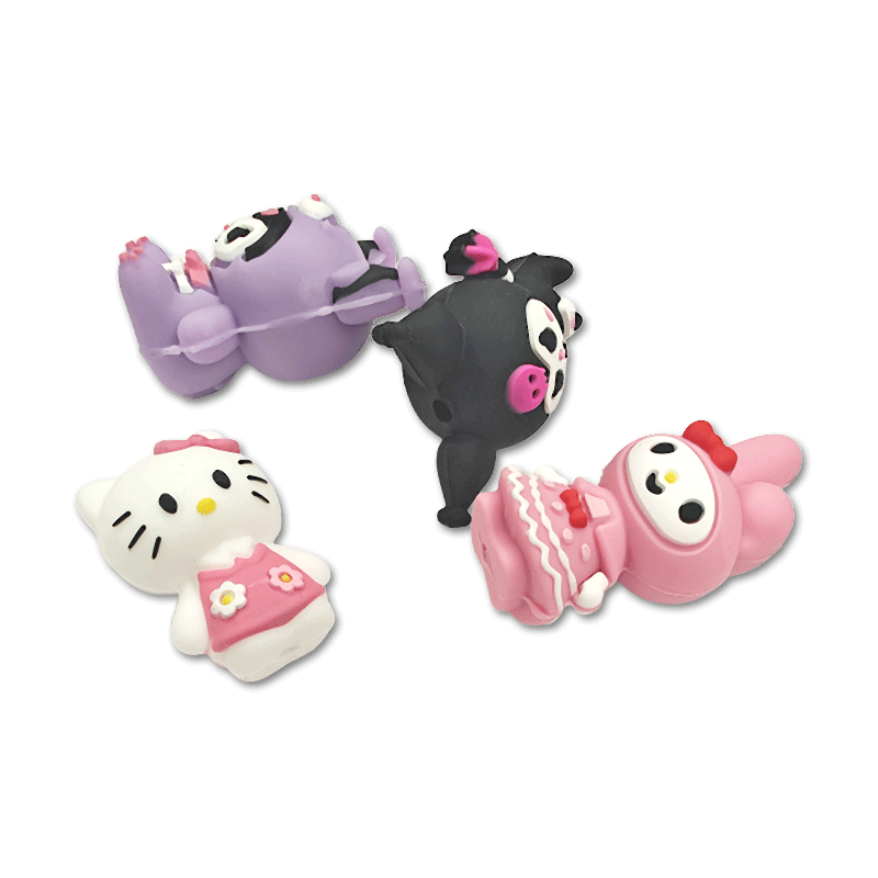 Hello Kitty e Kuromi 3D in Silicone