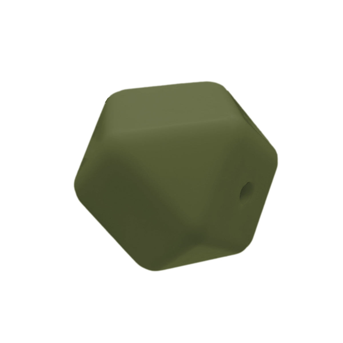 perlina cubo sfaccettato separatore in silicone alimentare Militare