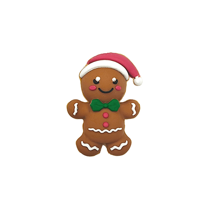 Gingerbread 3D in Silicone 30x20x13mm