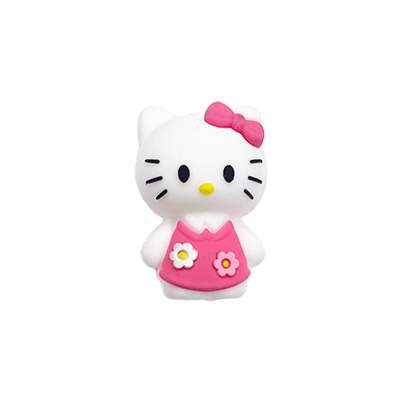Hello Kitty e Kuromi 3D in Silicone