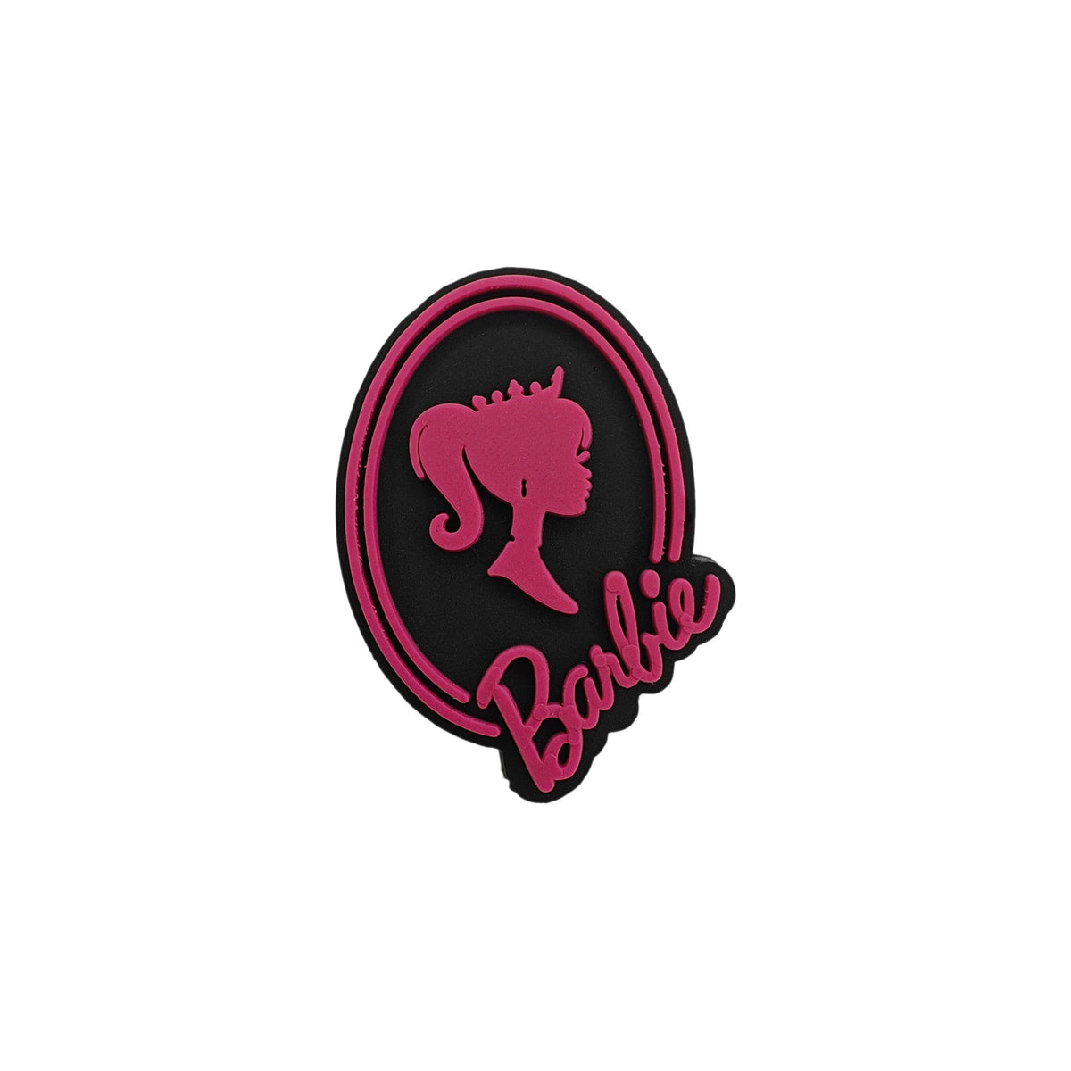 formina in silicone per dentizione perlina Logo Barbie - 29x22mm