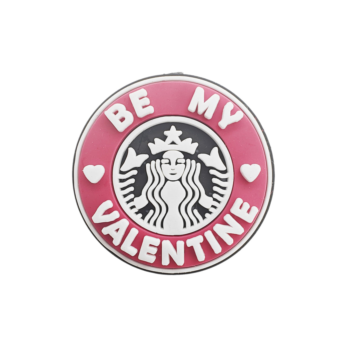 formina in silicone per dentizione perlina Logo Starbucks Be My Valentine - 30mm