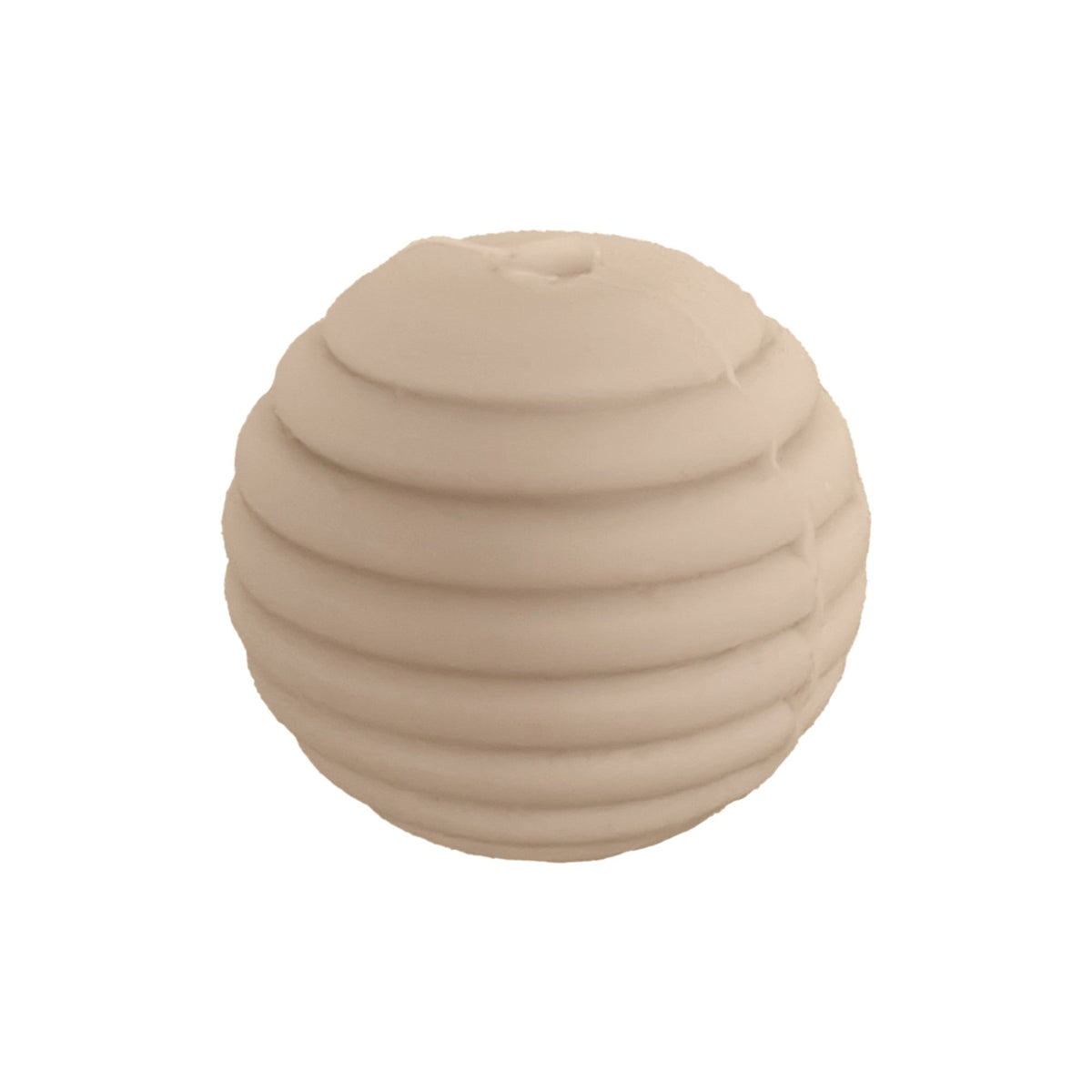 perlina schiacciata separatore in silicone alimentare Beige