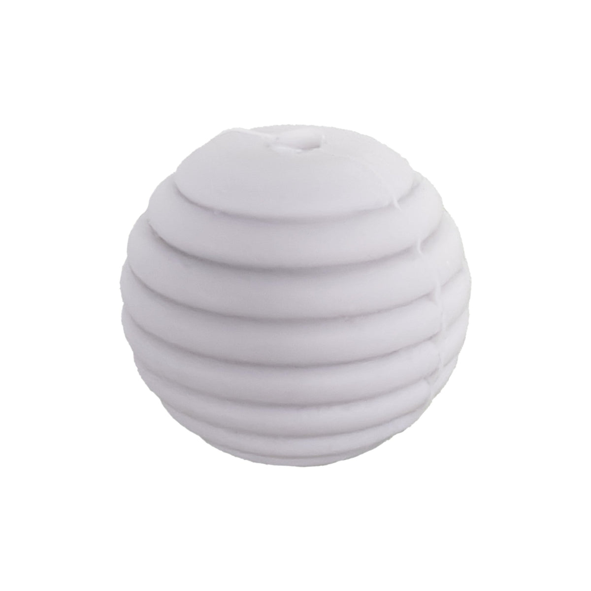 perlina schiacciata separatore in silicone alimentare Bianco