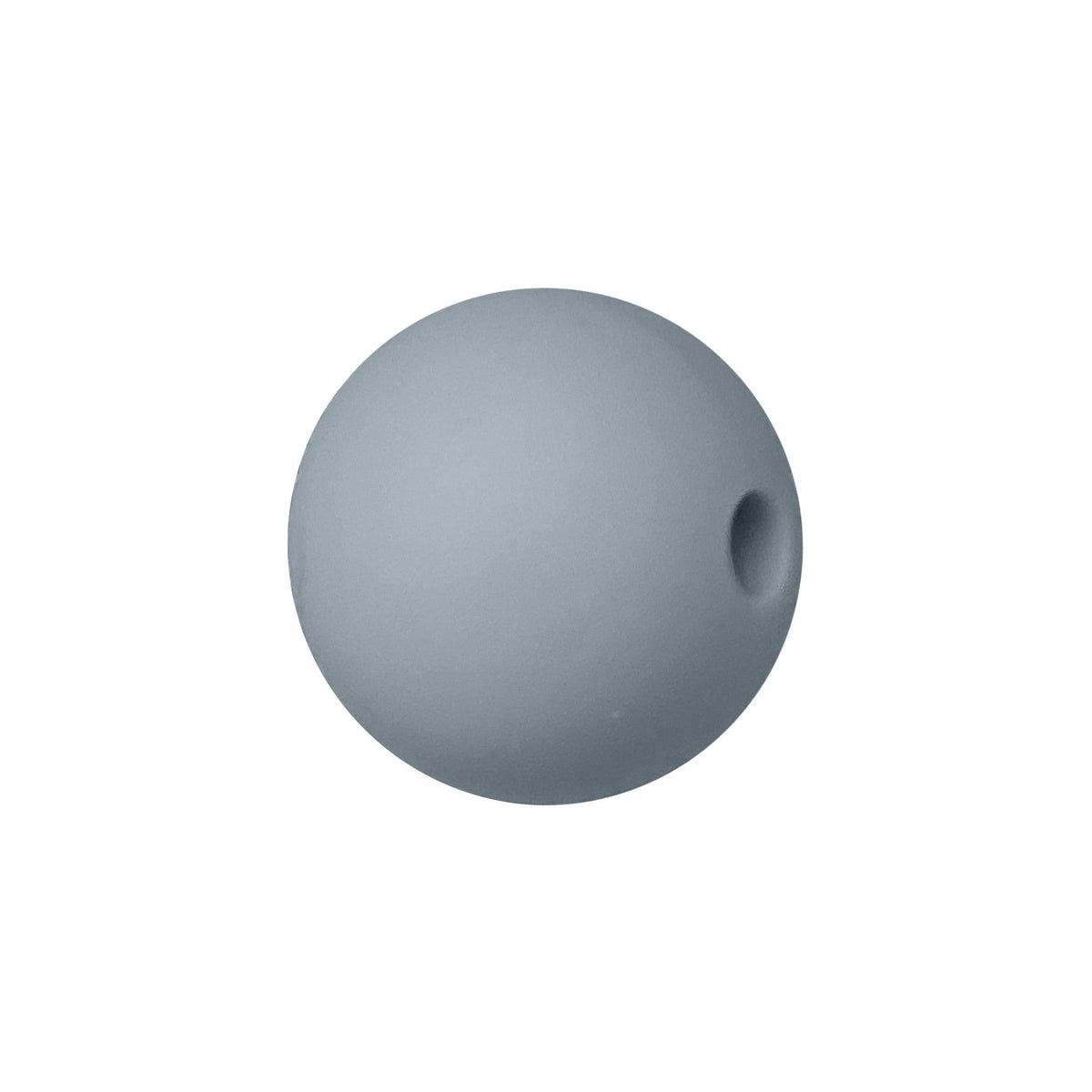 sfera in silicone alimentare lilla da 9 mm per collane e accessori dentizione Grigio