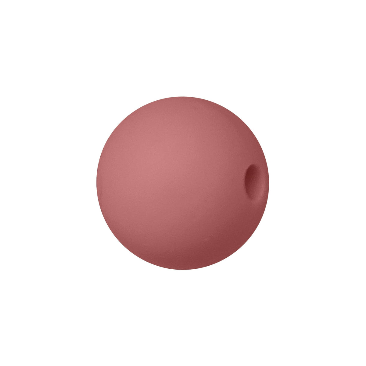 sfera in silicone alimentare lilla da 9 mm per collane e accessori dentizione Mattone