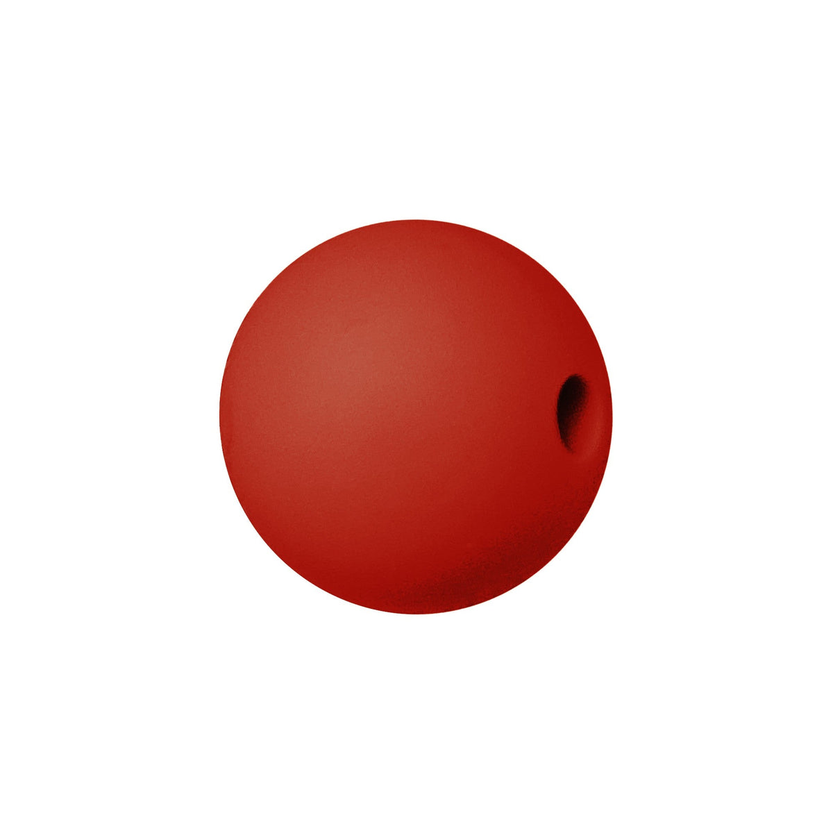 sfera in silicone alimentare lilla da 9 mm per collane e accessori dentizione Rosso Fuoco