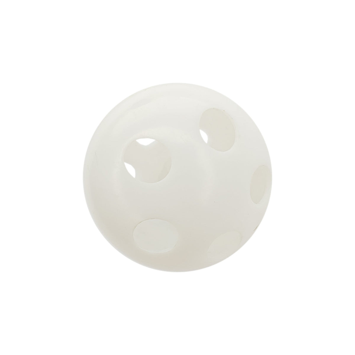 Sonaglio sfera da mettere dentro ai giochi dei bambini in plastica bianco